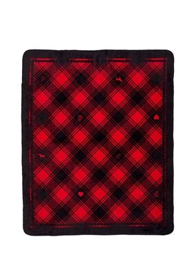 Victoria’s Secret cozy plush blanket 
Red and Black Plaid 
Brand new